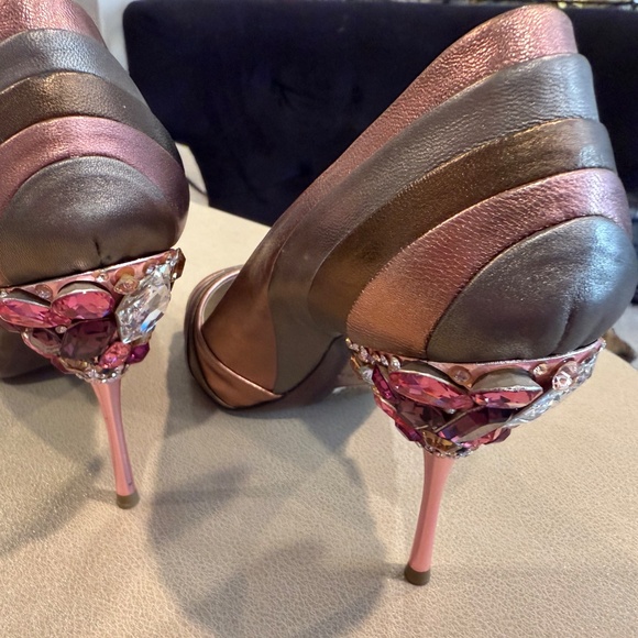 Miu Miu jewelled back heels - Picture 2 of 7